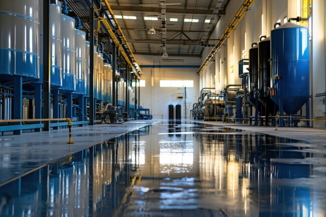 Generative ai on the theme of water filtration system for home, clean soft liquid to drinking How Does the Water Filtration System Work